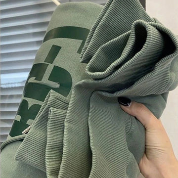 Getadme American Style Hoodies Women Simple Loose Streetwear Vintage Letter Designed Harajuku Y2k Ulzzang Leisure Thicken Hooded Popular